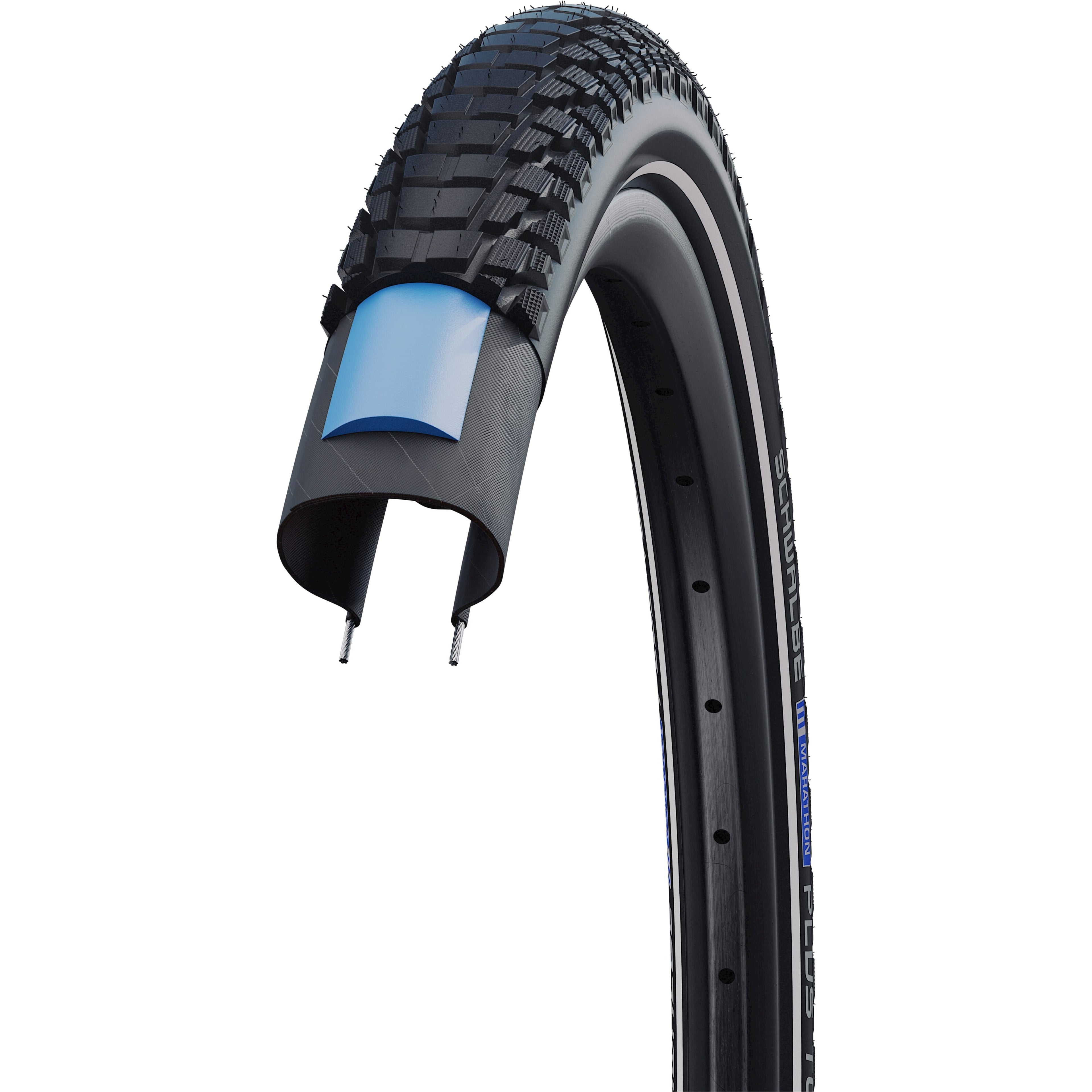 Schwalbe draadband marathon plus tour 50-622 +r zwart