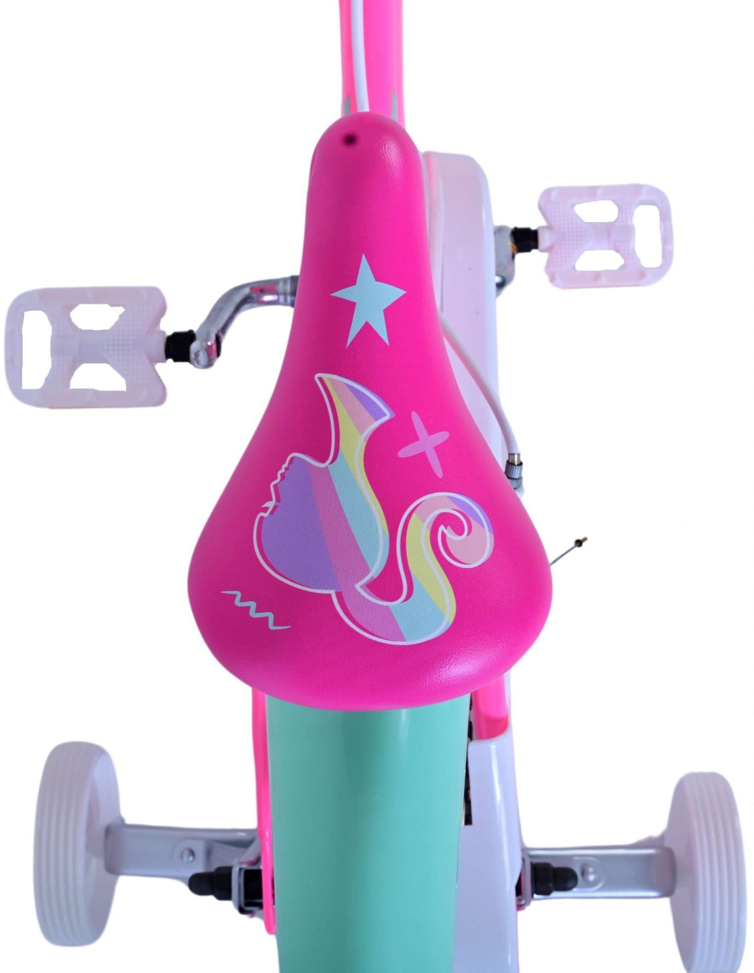 Barbie Kinderfahrrad - Mädchen - 16 Zoll - Rosa - Zwei Handbremsen