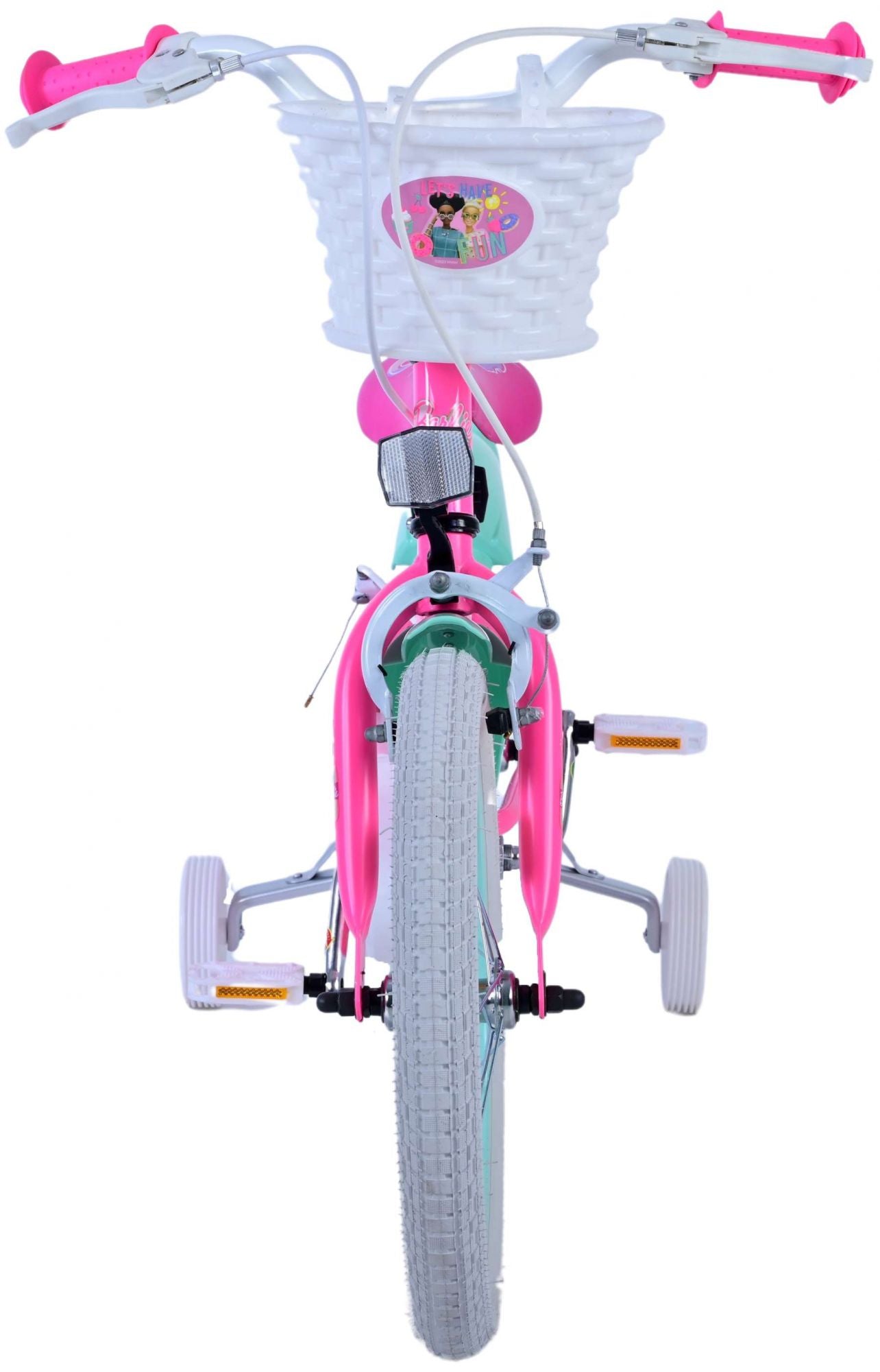 Barbie Kinderfahrrad - Mädchen - 16 Zoll - Rosa - Zwei Handbremsen