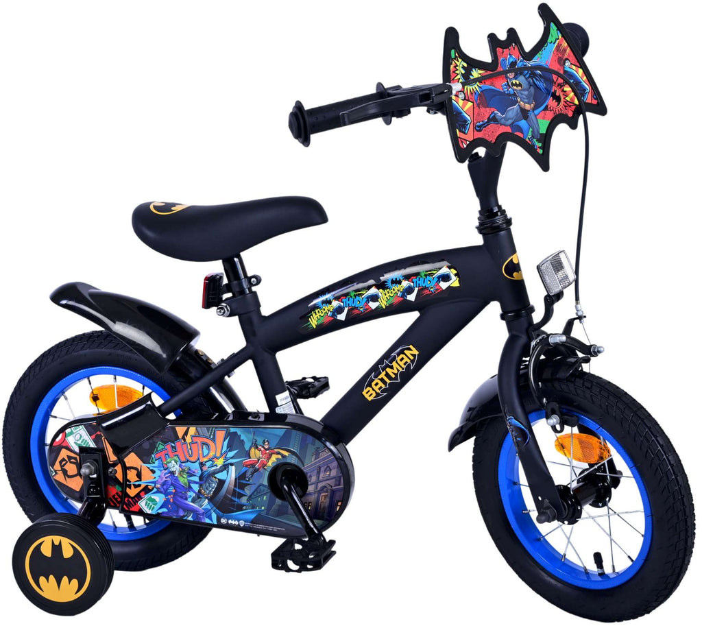 Batman Kinderfahrrad Jungen 12 Zoll schwarz