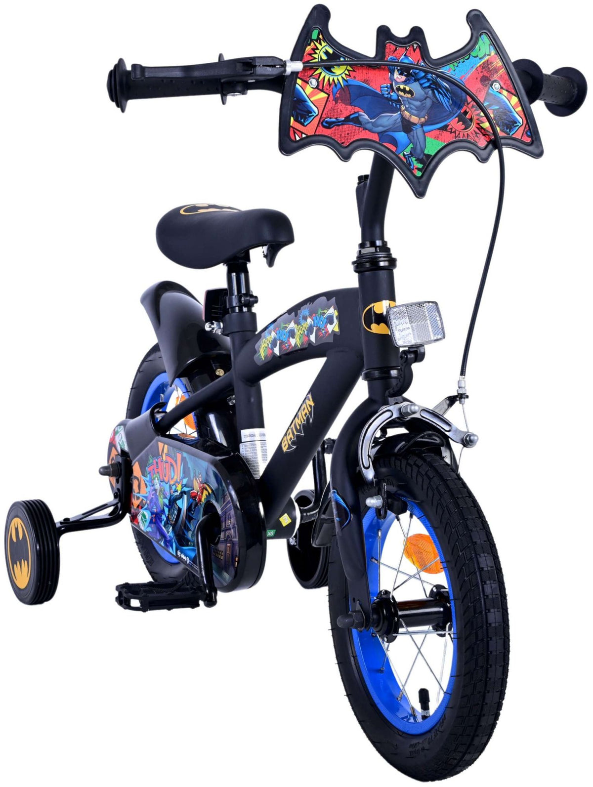 Batman Kinderfahrrad Jungen 12 Zoll schwarz