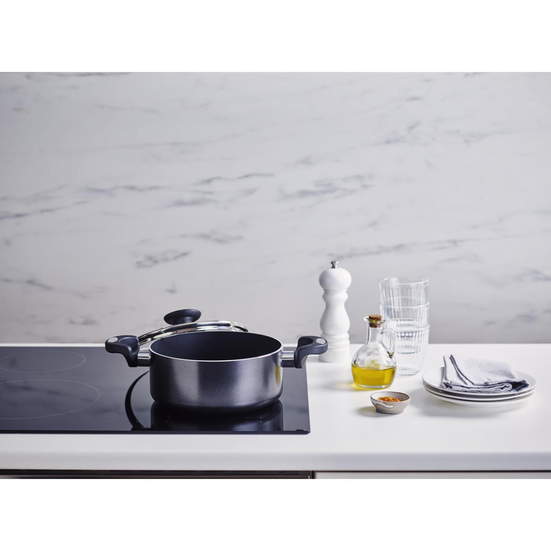 Beka pro induc r kookpan met deksel 20cm