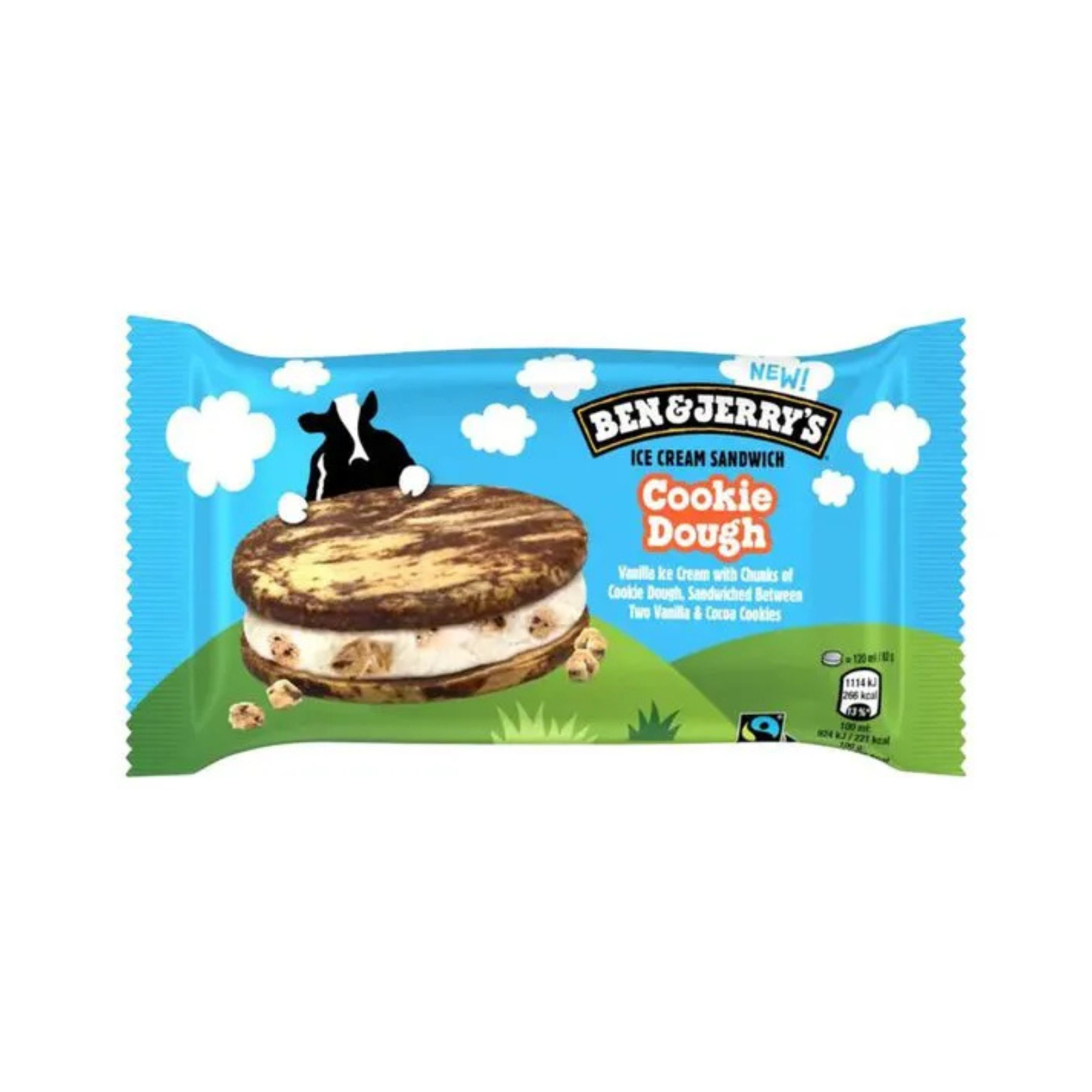 Ola ben jerry's cookie dough sandwich (25x120 ml)