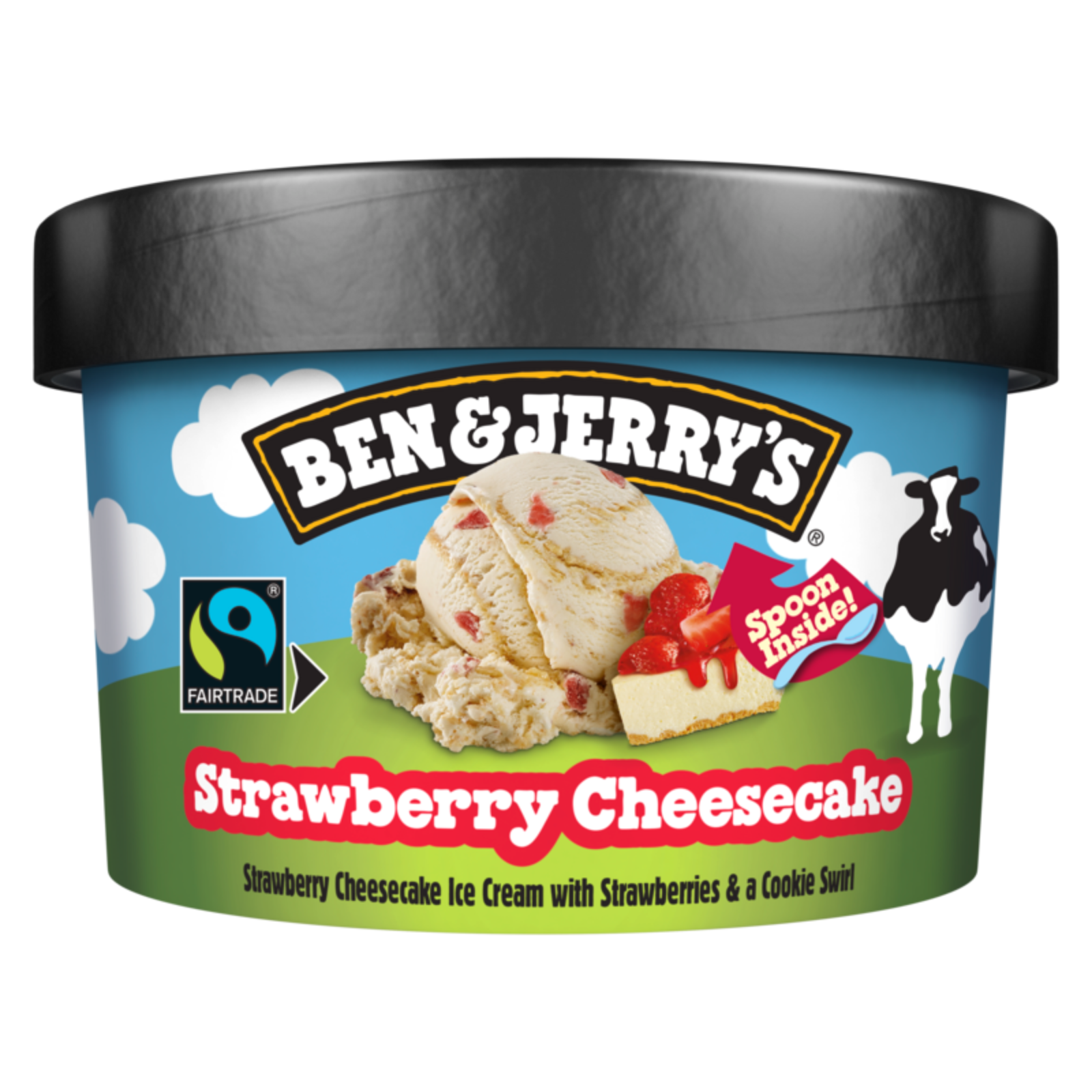 Ben jerry's shortie strawberry cheesecake (12x100 ml)