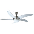 Deckventilator 132 cm, Regler 3 Positionen, 60 W, Silber
