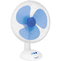 Tischlüfter 35 cm, 3 Positionen, 75 ° Drehung, 40 W, Weiß
