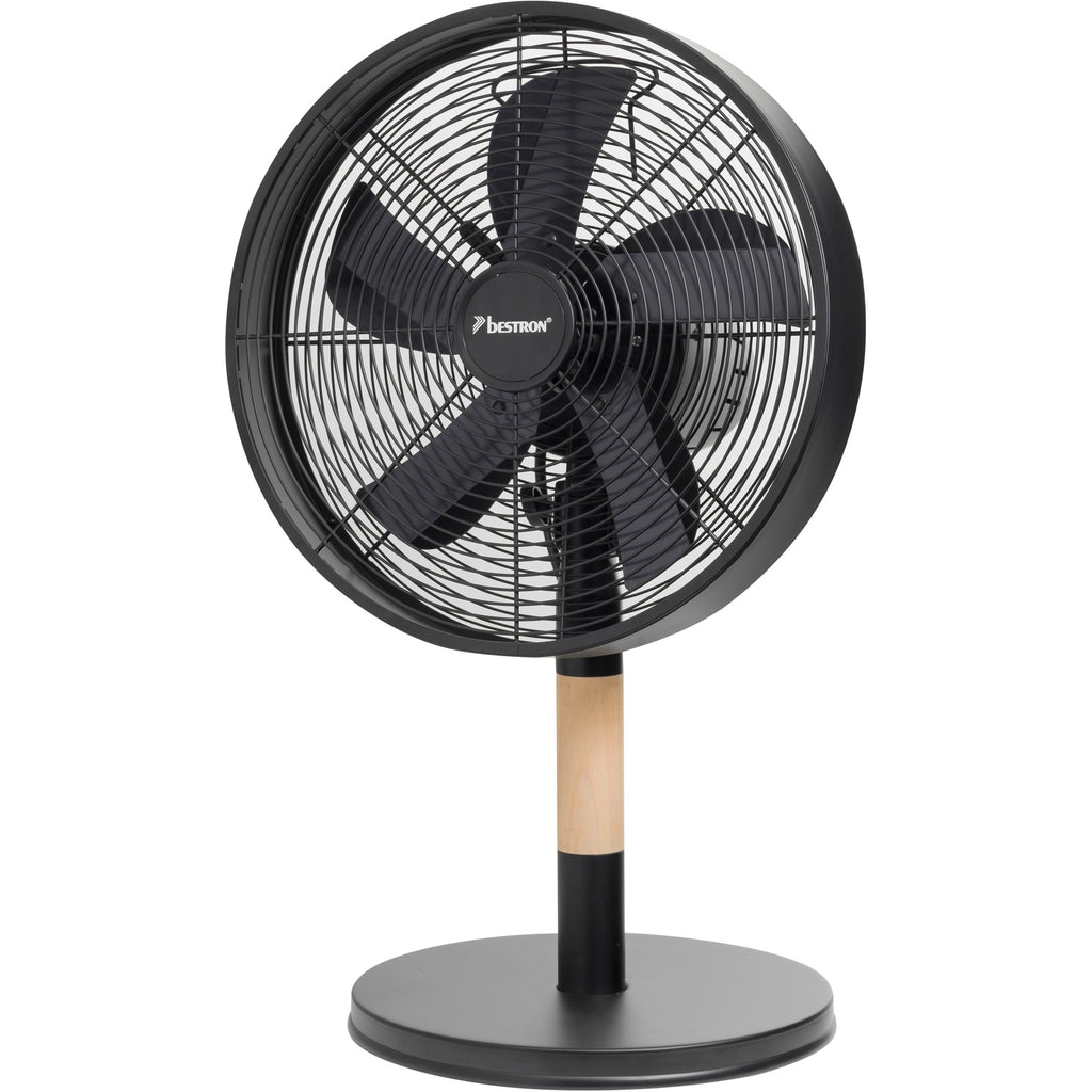 Tischlüfter 35 cm 3 Positionen 80° Drehung 35W Schwarz