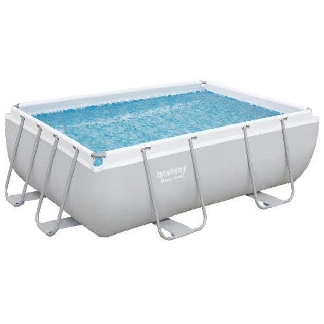 Bestway Zwembad power steel set rechthoek 282