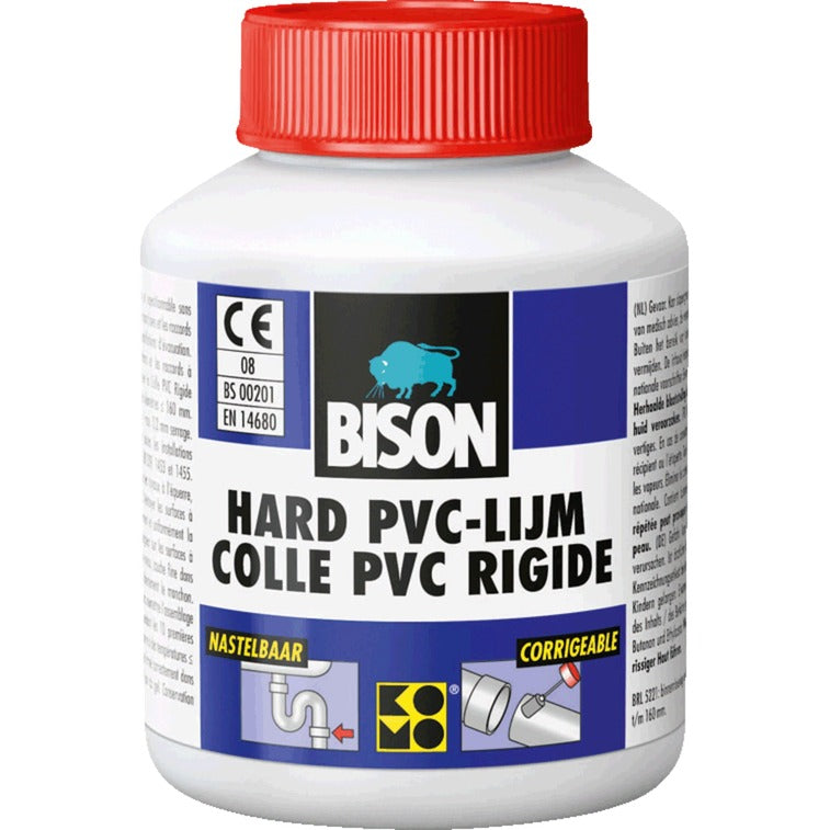 Bison hard pvc lijm 100 ml
