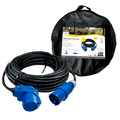 Ngk verleabel 30 meter neopreen 3x 1.5mm² - cee stekker en haakse koppeling - in tas