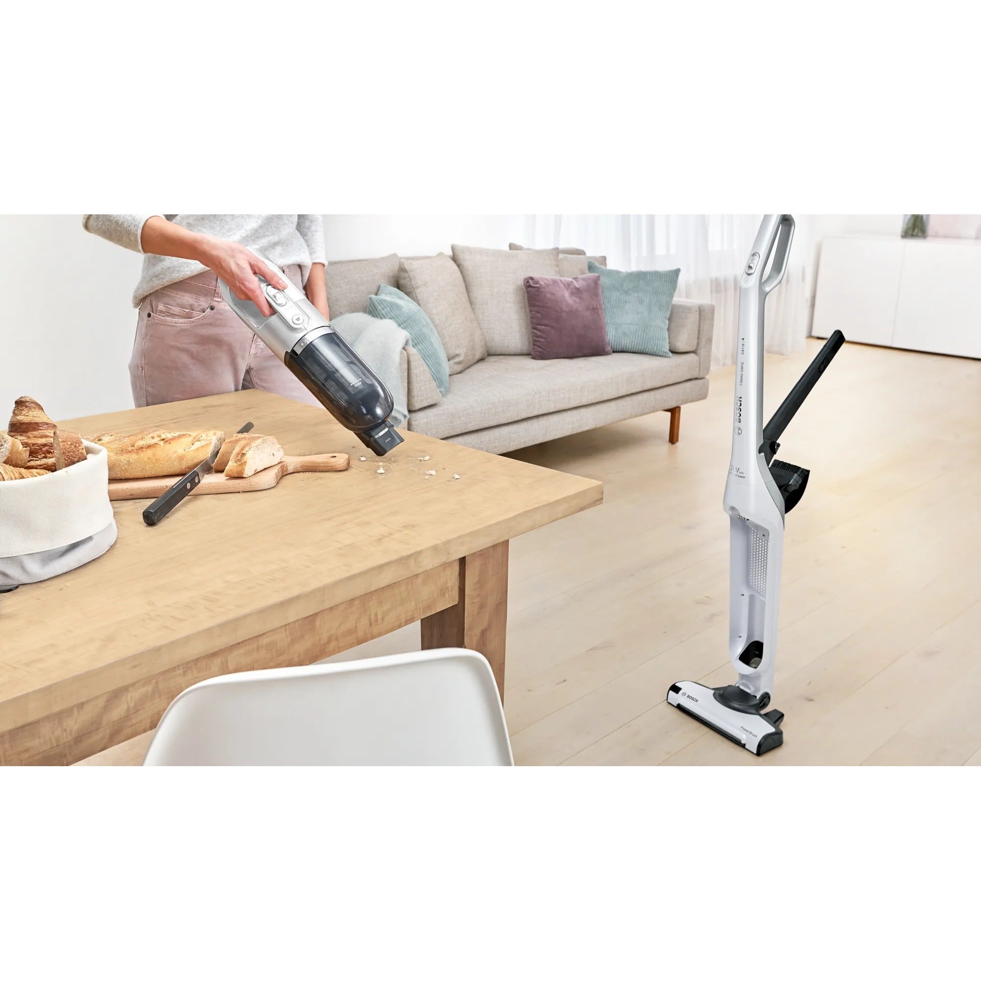 Bosch serie 4 draadloze steelstofzuiger flexxo gen2 28vm