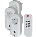 Brennenstuhl comfort-line radiografisch bediende schakelaarset 3x ip20 - 1507040