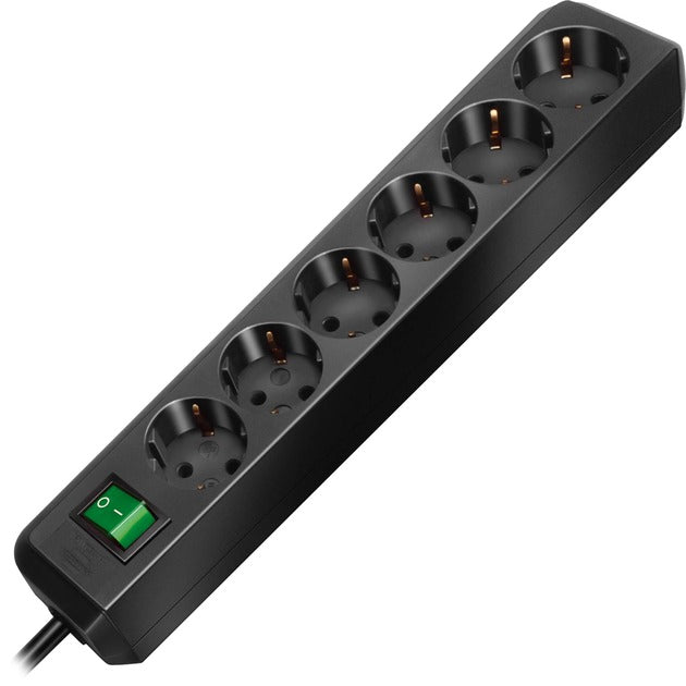 Brennenstuhl stekkerdoos eco-line bn1056 zwart