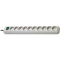 Brennenstuhl eco-line stekkerdoos met schakelaar 10-voudig lichtgrijs 3m h05vv-f 3g1,5 - 1159350010