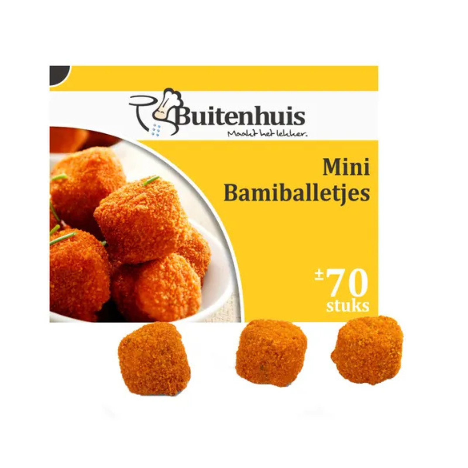 Buitenhuis mini bamiballetjes (70x 28 gr)