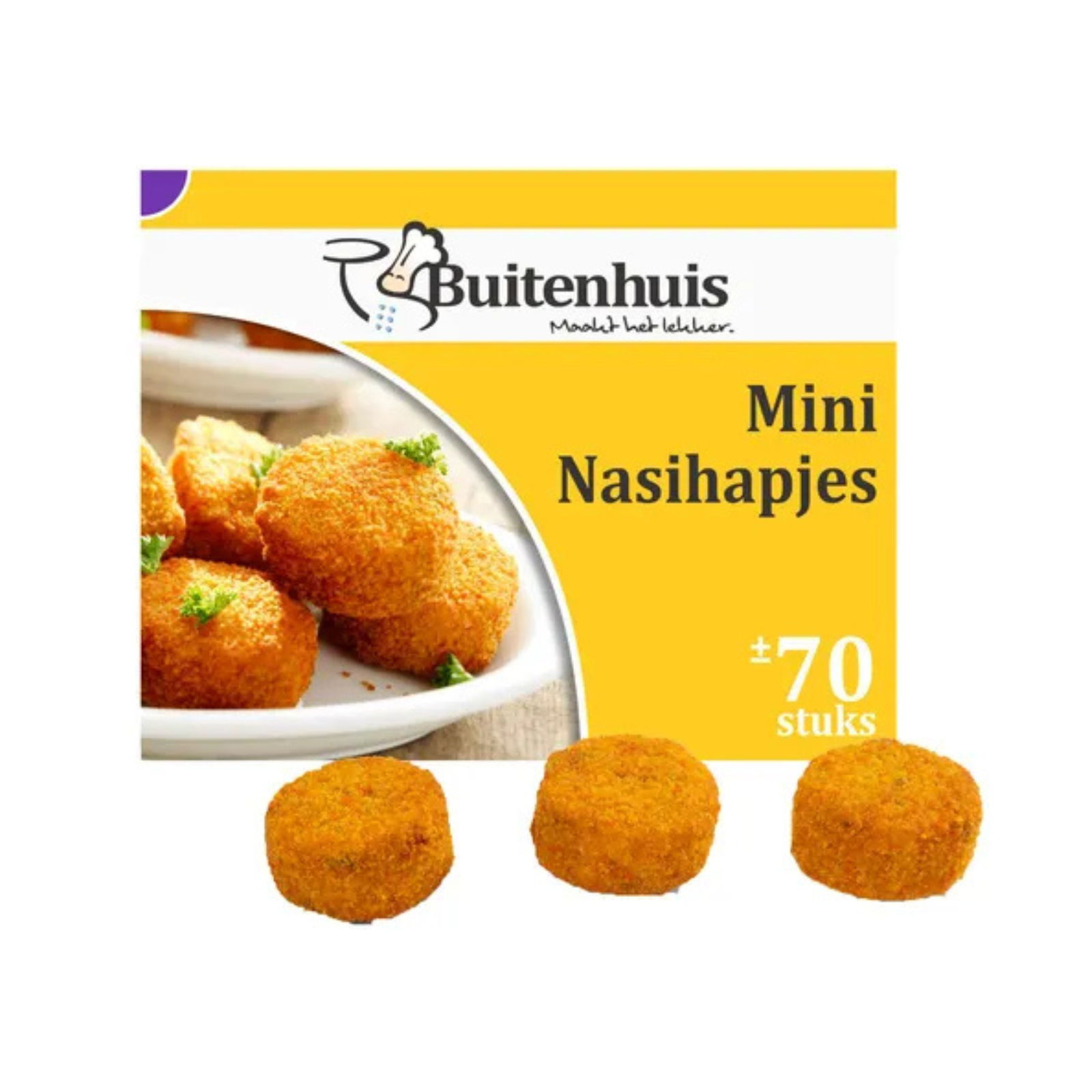 Buitenhuis mini nasihapjes (70x30 gram)