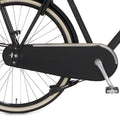 Cortina Kettenschutz, lackiertes Gewebe, U4 Jet Black Matt, 7V Chrom