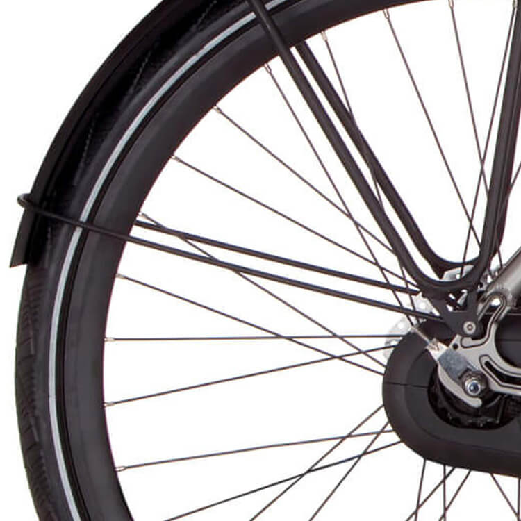 Cortina Schutzblech hinten 28 Mozzo Jet Black Matt