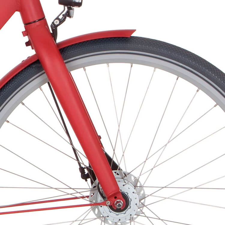 Cortina Vordergabel, Standardfarbe: echtes Rot matt