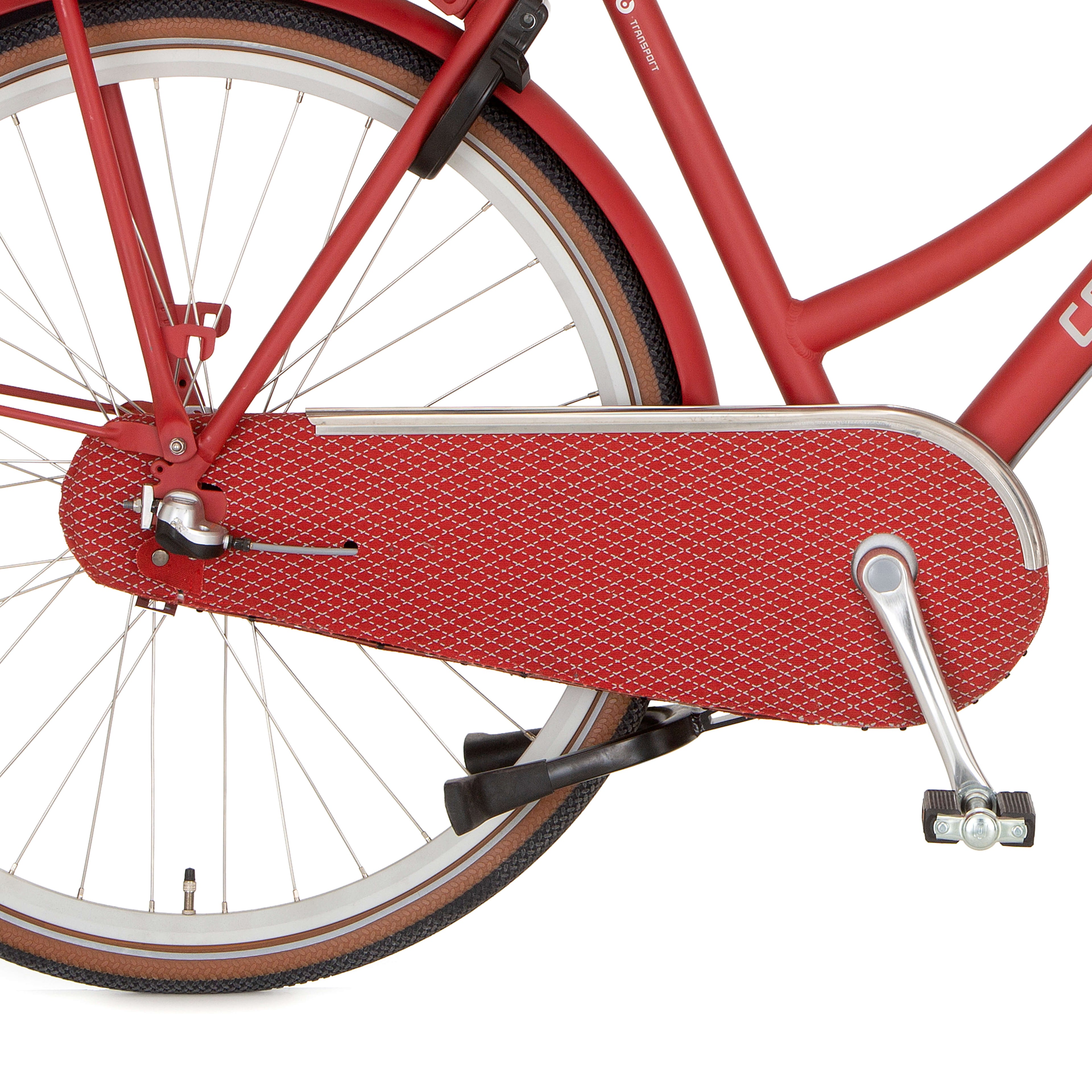 Cortina Kettenschutz aus Canvas U4 True Red Matt