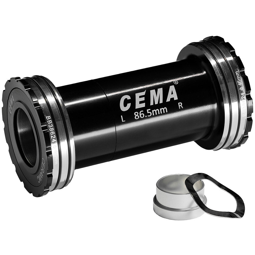 CEMA Innenlager BB386 SRAM GXP SG3 beschichtet Keramik schwarz