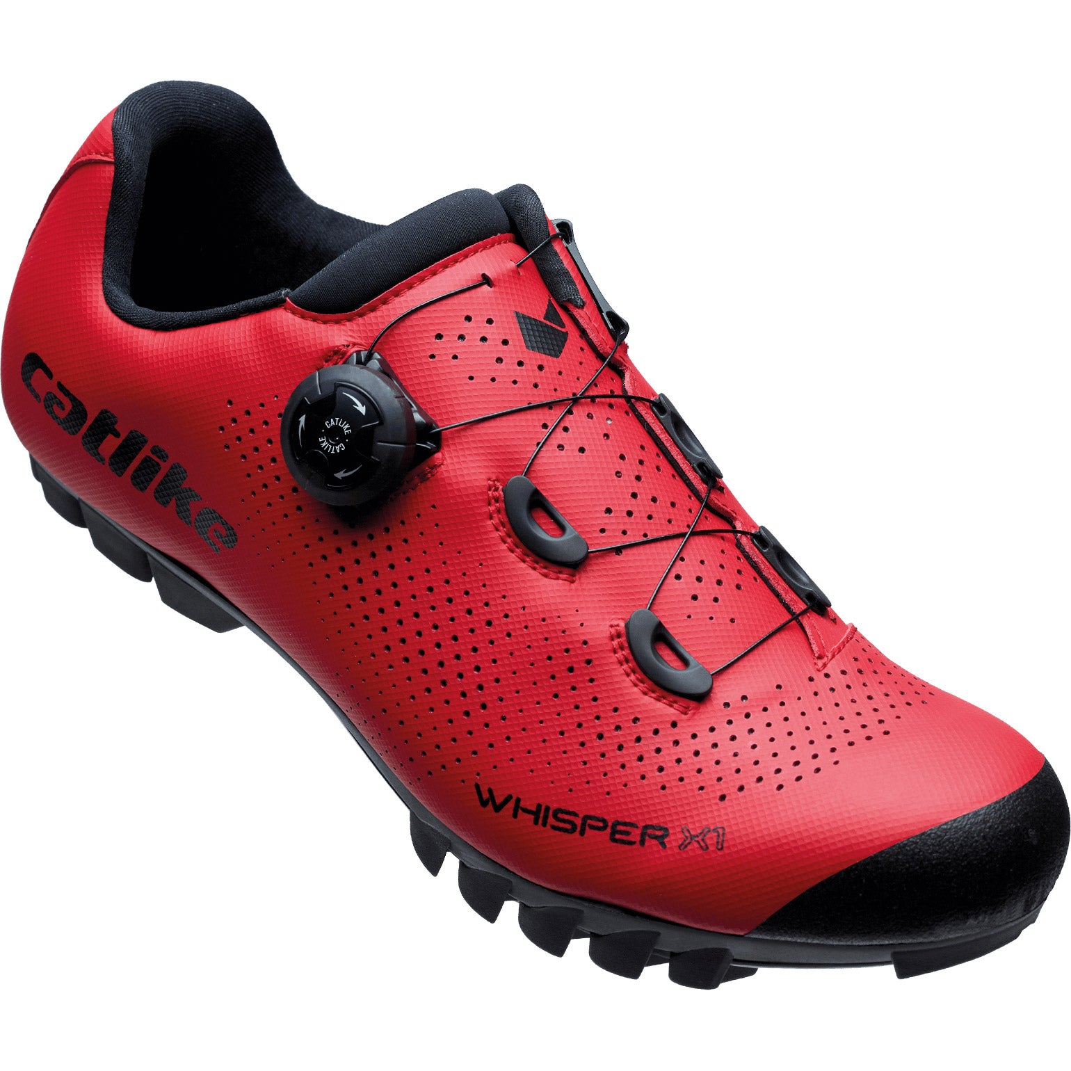 Catlike mtb schoenen whisper x1 mtb nylon maat 42 rood