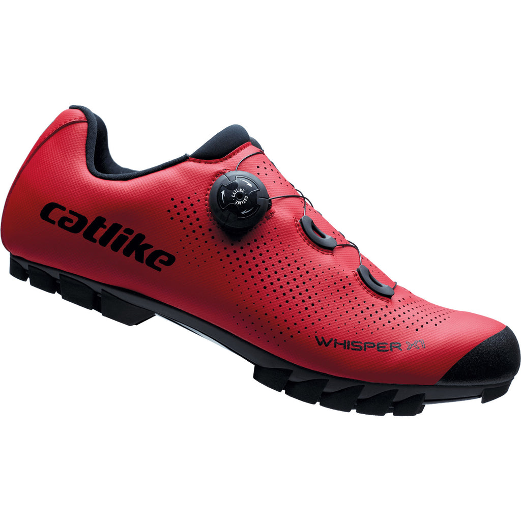 Buzaglo catlike mtb schoenen whisper x1 mtb nylon maat 44 rood