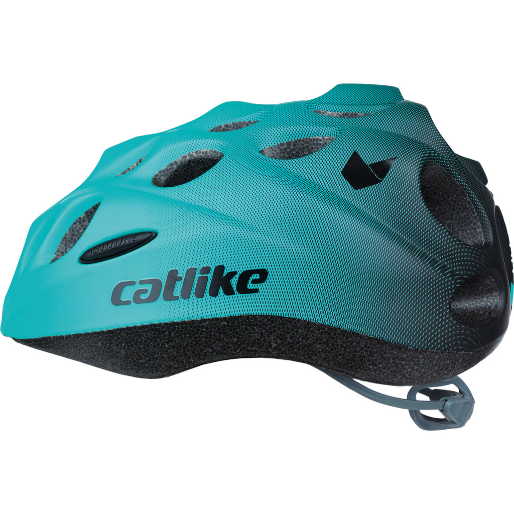 Katzenhafter Kinderhelm Kitten Größe S 52-55cm aquamarin