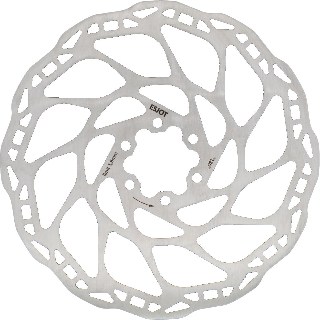 Esjot Bremsscheibe lose 203 mm inkl. 6 Schrauben