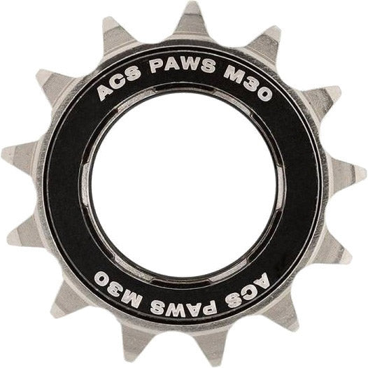 BMX-Freilauf 15 Zähne 3 32 ACS Paws M30 x 1 mm Nickel schwarz
