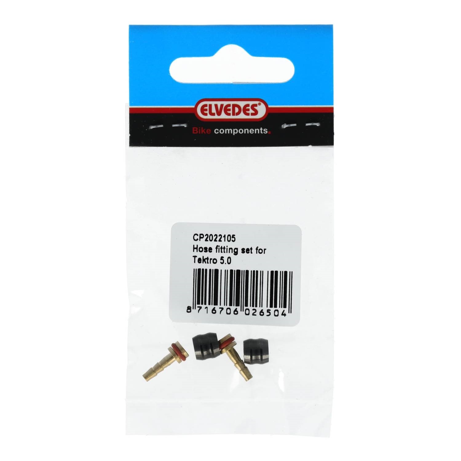 Elvedes hydro klemring olijf + insert tektro 5.0mm set a 2