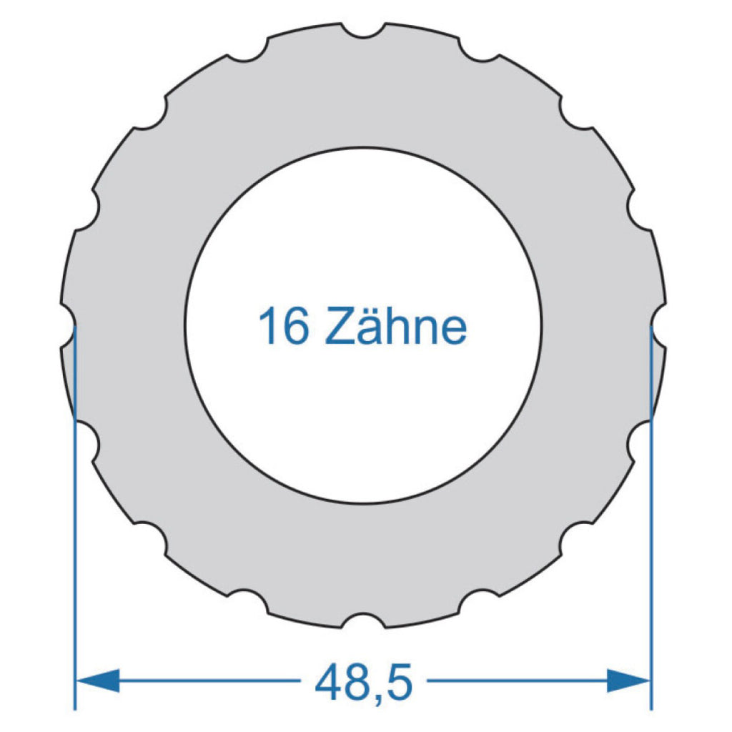 CYCLUS Werkzeug Power.Tool 1-seitig T16 48,5