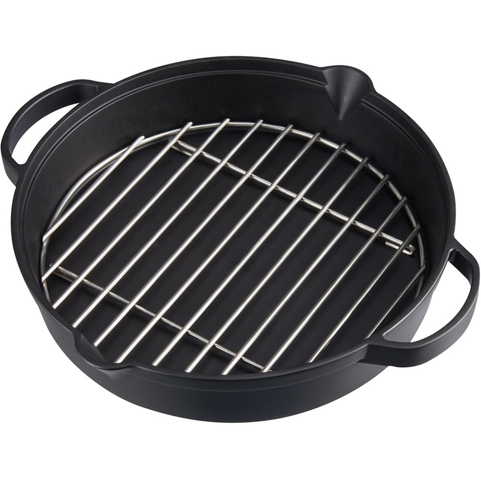 Campingaz culinary modular gietijzeren braadpan bak- braadpan (zwart roestvrij staal)