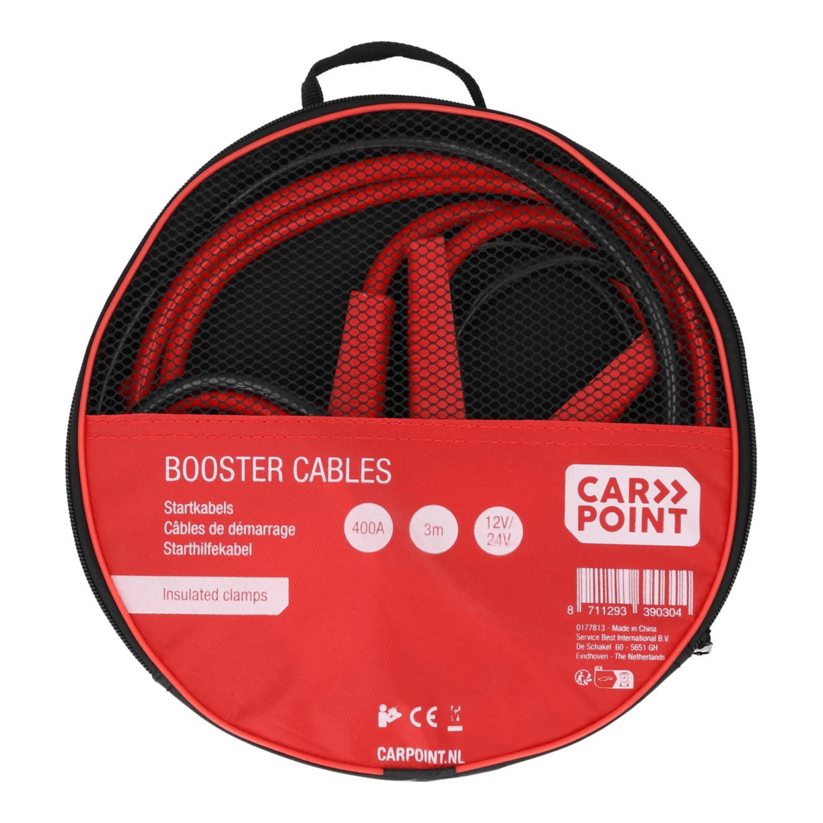 Carpoint startkabel 400a geïsoleerde klemmen