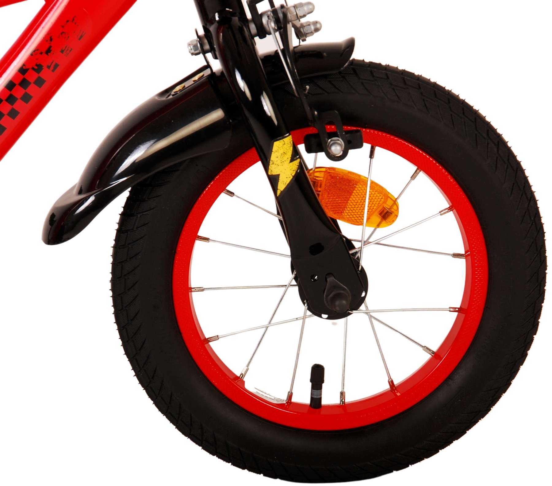 Disney Cars Kinderfahrrad - Jungen - 12 Zoll - rot
