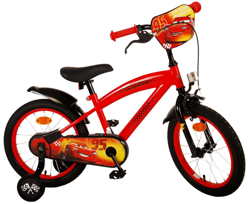 Disney Cars Kinderfahrrad - Jungen - 16 Zoll - rot