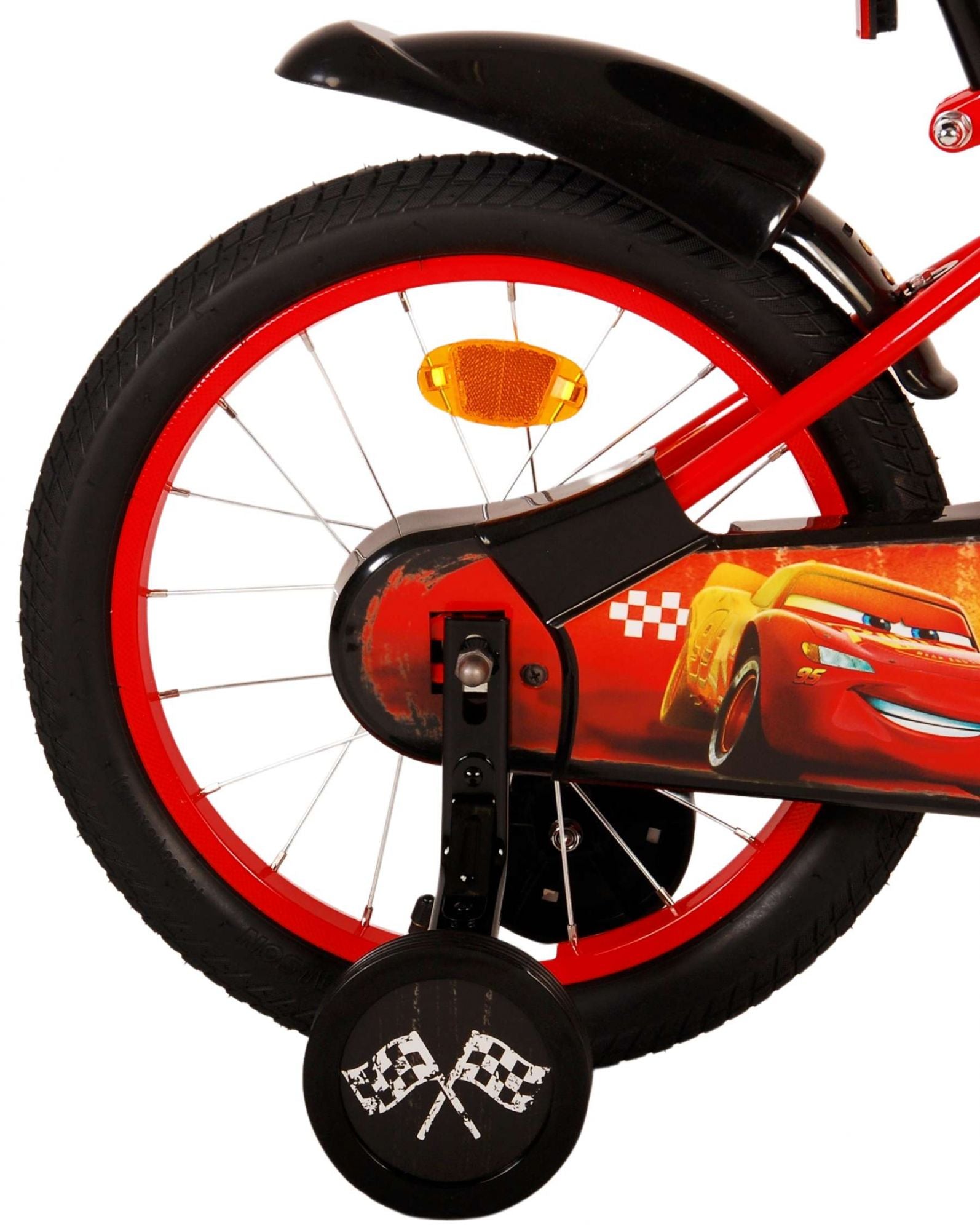 Disney Cars Kinderfahrrad - Jungen - 16 Zoll - rot