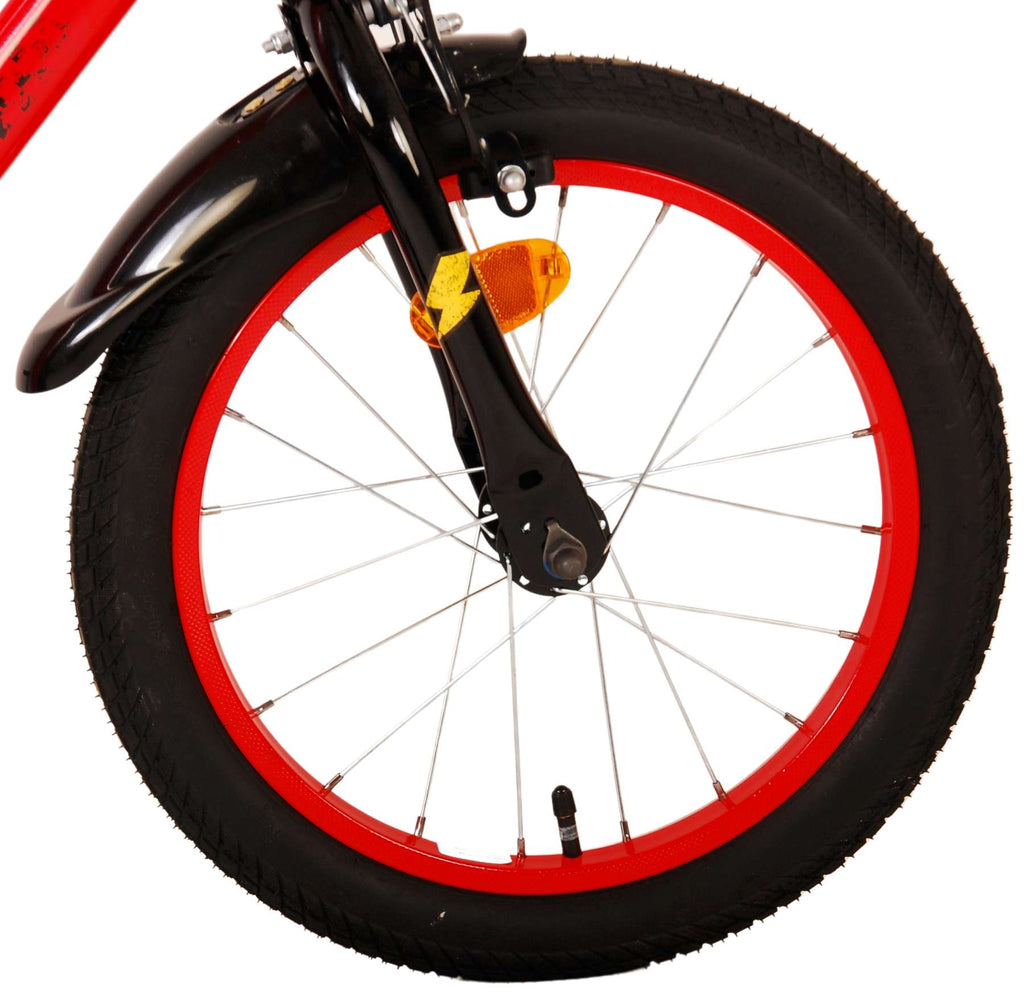 Disney Cars Kinderfahrrad - Jungen - 16 Zoll - rot