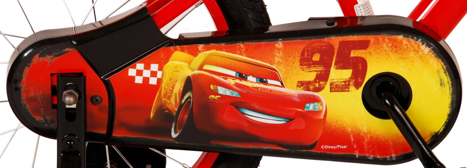 Disney Cars Kinderfahrrad - Jungen - 16 Zoll - rot