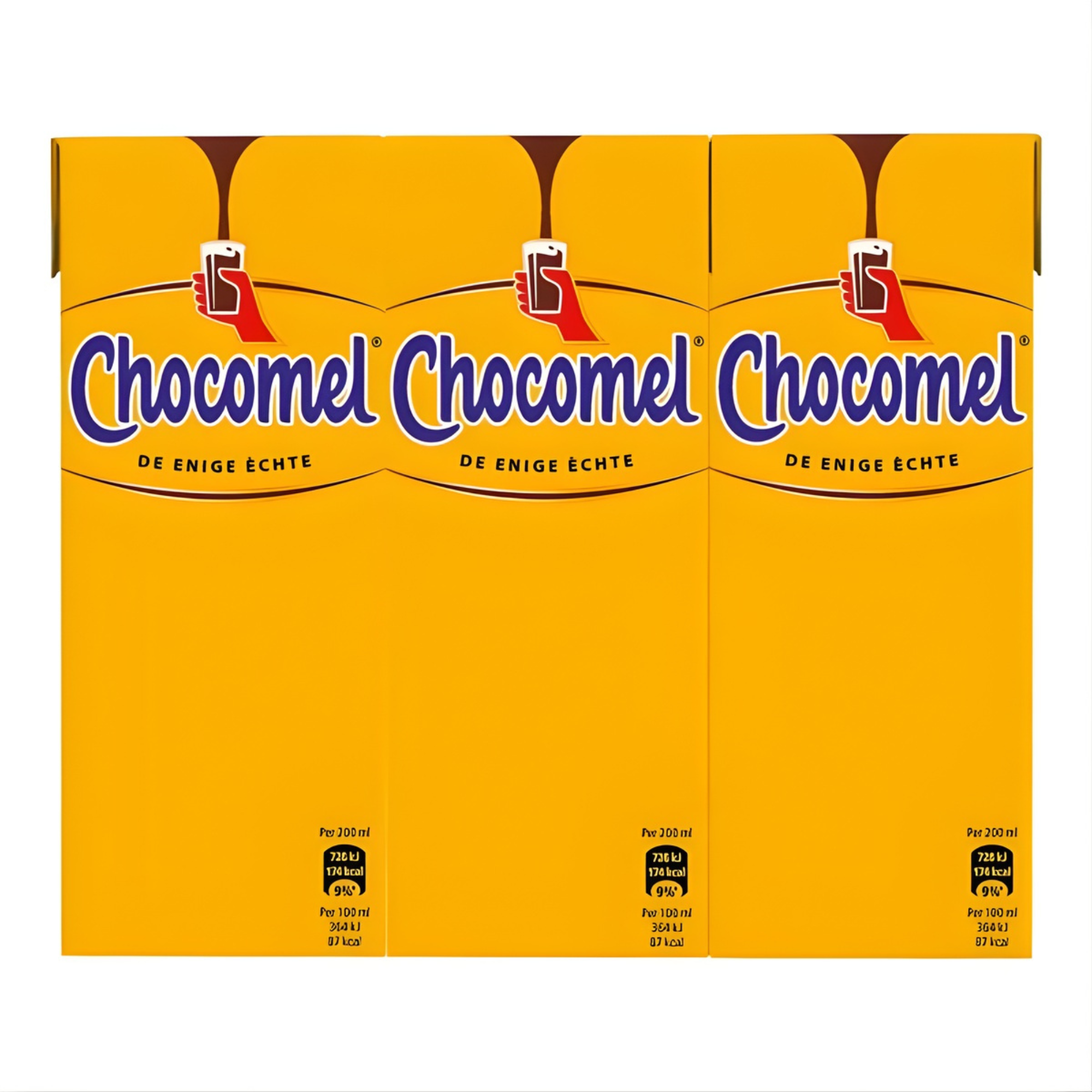 Chocomel – chocolademelk vol – drinkpakjes mini – houdbaar – 5 x 6 x 200 ml – voordeelverpakking