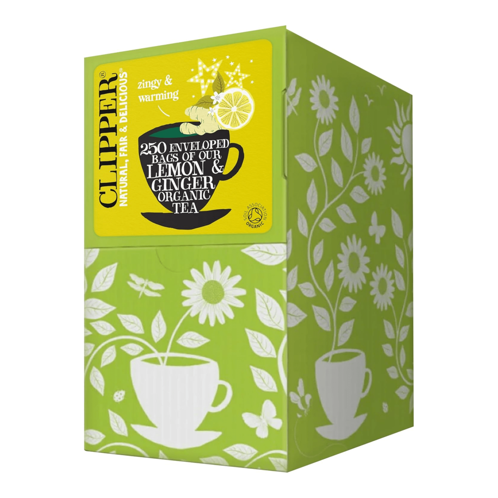 Clipper infusion lemon ginger bio (250 stuks)
