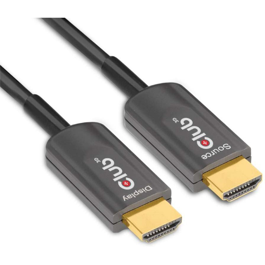 Club 3d hdmi certified aoc kabel (zwart, 10 meter, 4k 120hz, 8k 60hz)