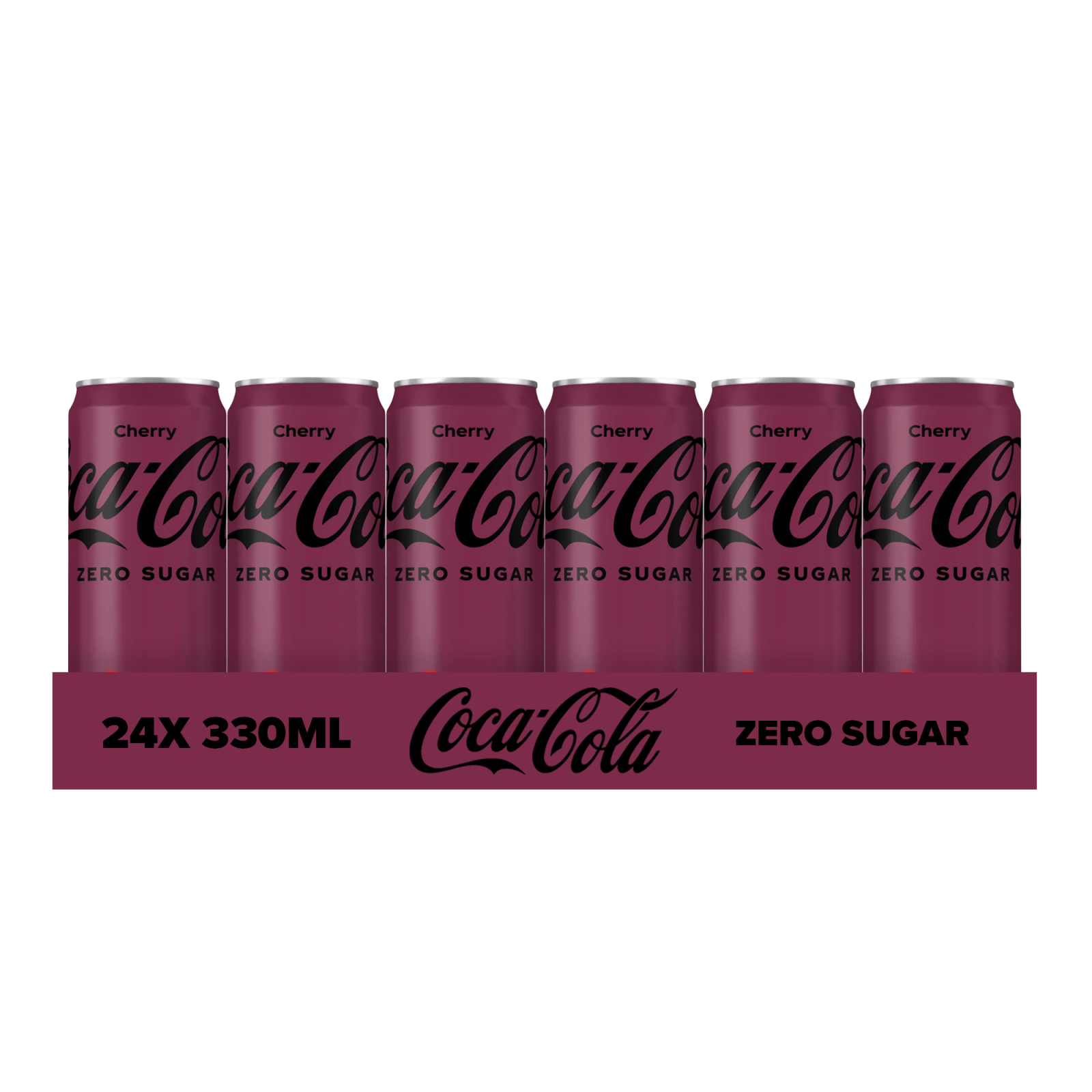 Coca-cola zero cherry blik (24x 33cl)
