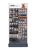 Axa schap combi verticaal met een combi van sloten en verlichting 100x200 cm