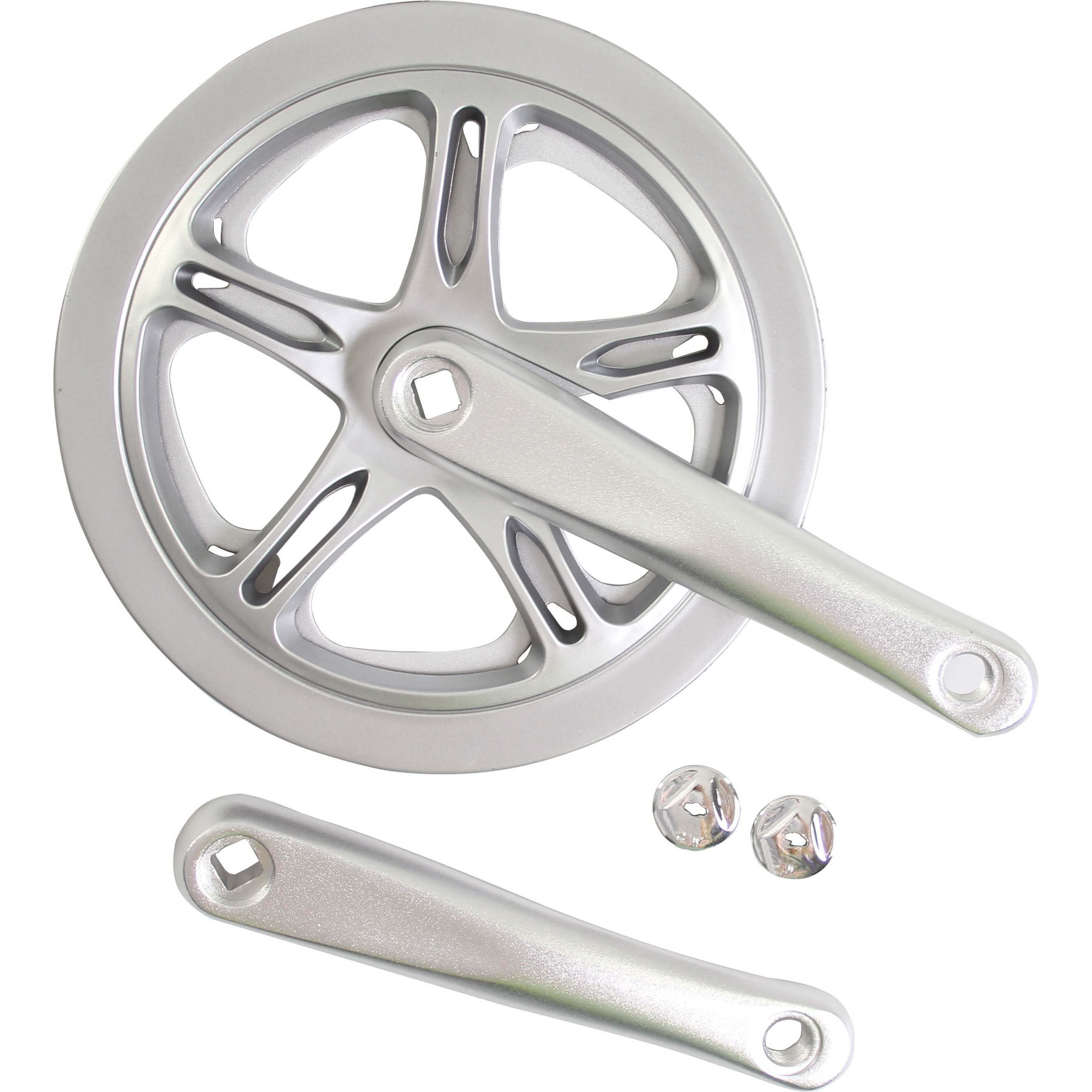 Dahon Kurbelgarnitur 52 Zähne, 3-fach Kettenblatt, 32 Zähne, Felge silber