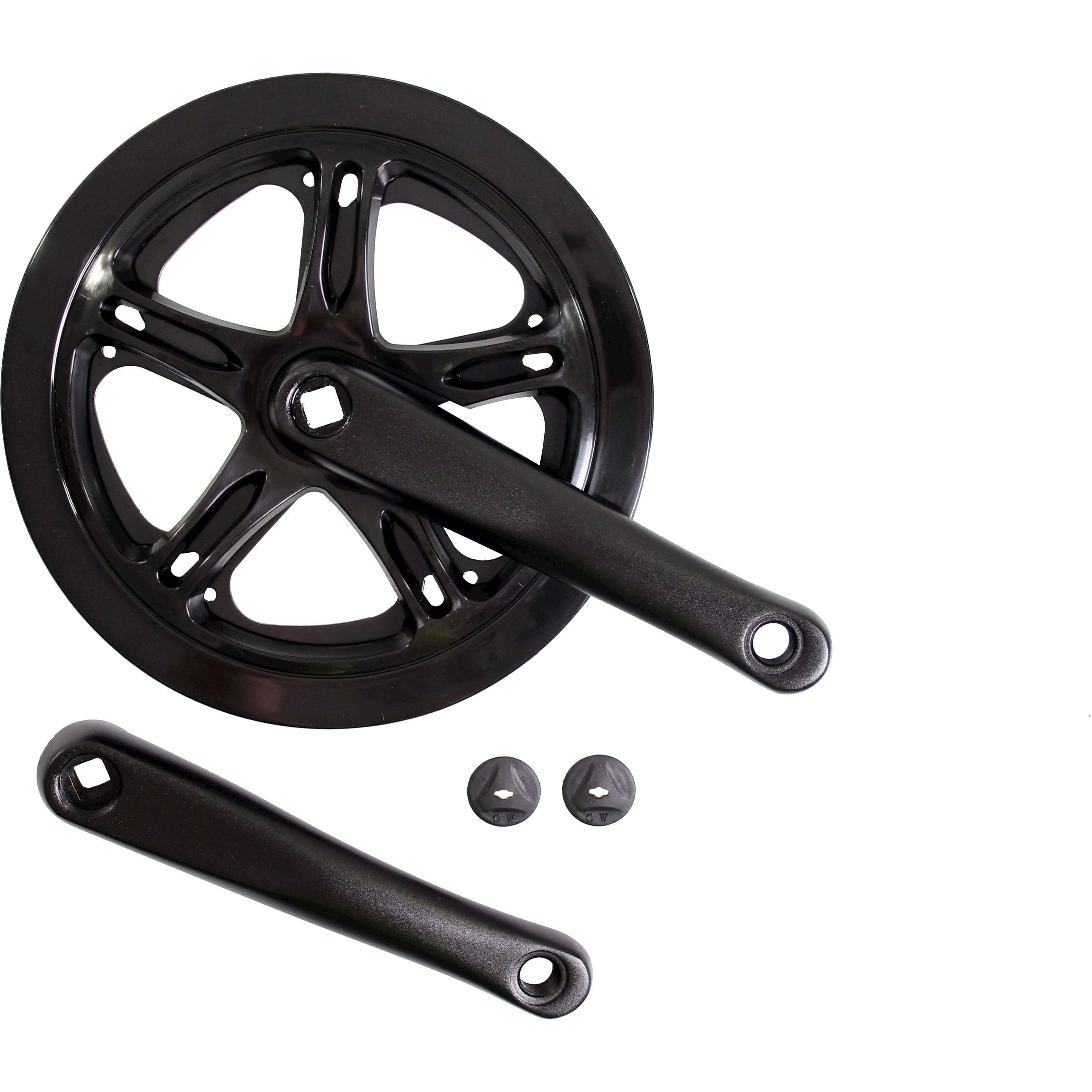 Dahon Kurbelgarnitur 52 Zähne, 1 Kettenblatt, 3-32 Zähne, 170 mm Felge, schwarz