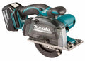 Makita schijfzaag voor metaal 18v 135mm dcs552rtj 2x5,0ah