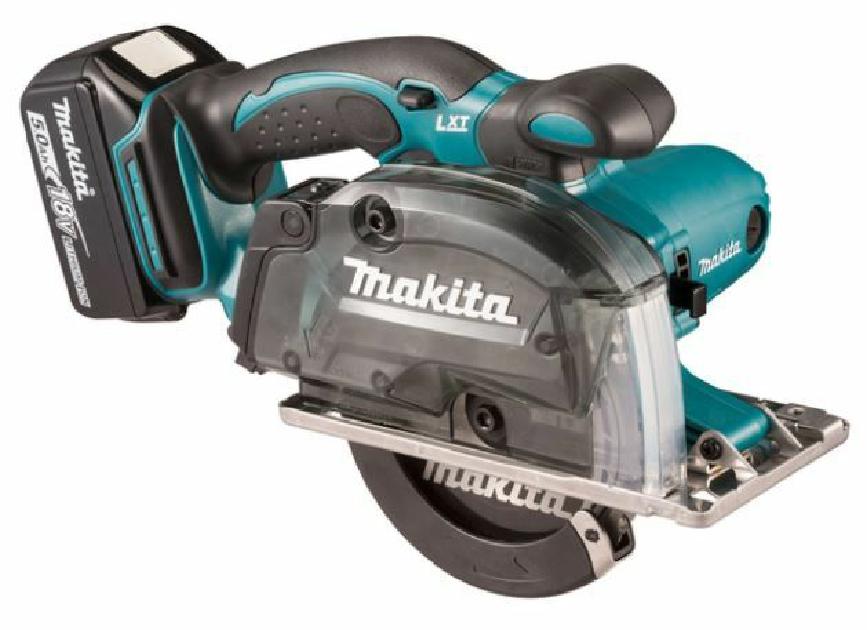 Makita schijfzaag voor metaal 18v 135mm dcs552rtj 2x5,0ah