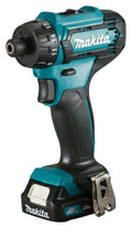 Makita schroevendraaier 12v df033dsae 30 14nm 2x2,0ah 6-kt 1 4