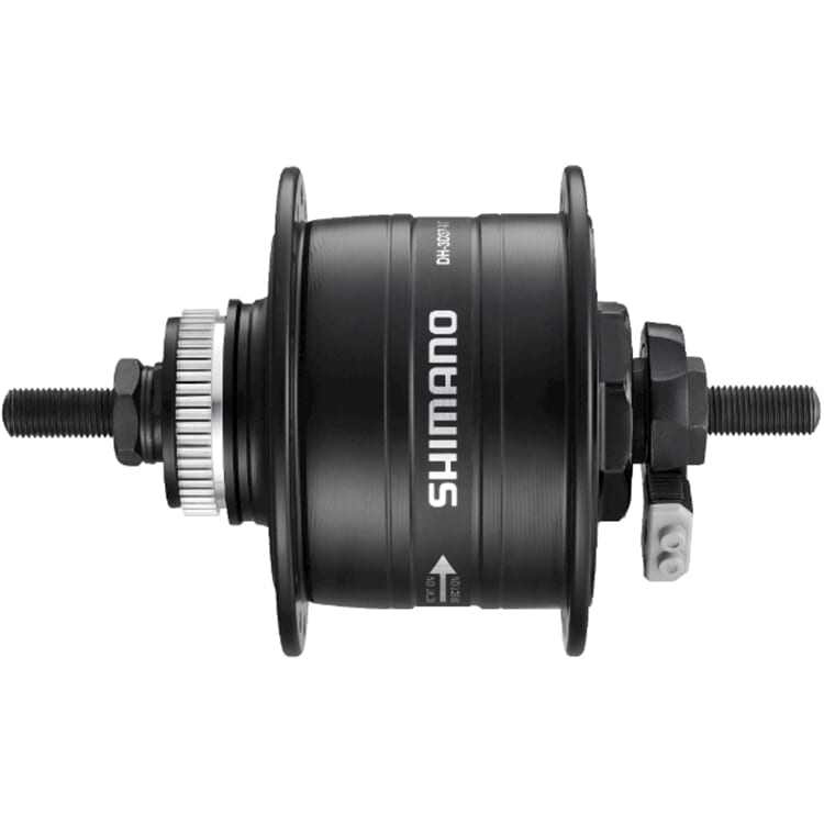 Shimano Dynamo-Nabe 6V 3W Centerlock schwarz